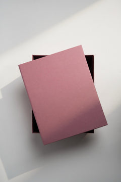 Dusty Rose Lid Collapsible Box