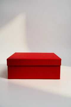 Red Lid Collapsible Box