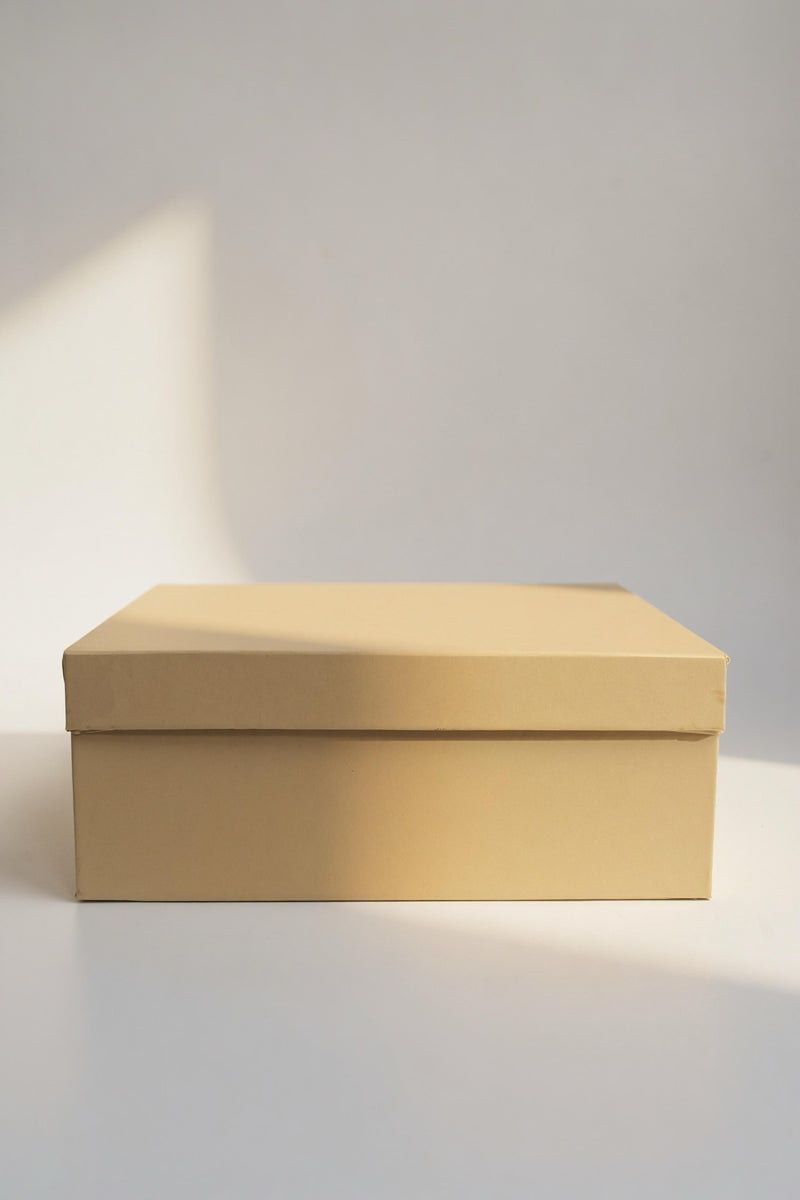 Yellow Lid Collapsible Box
