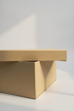 Yellow Lid Collapsible Box