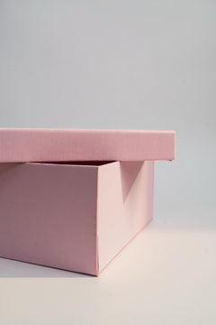 Pink Lid Collapsible Box